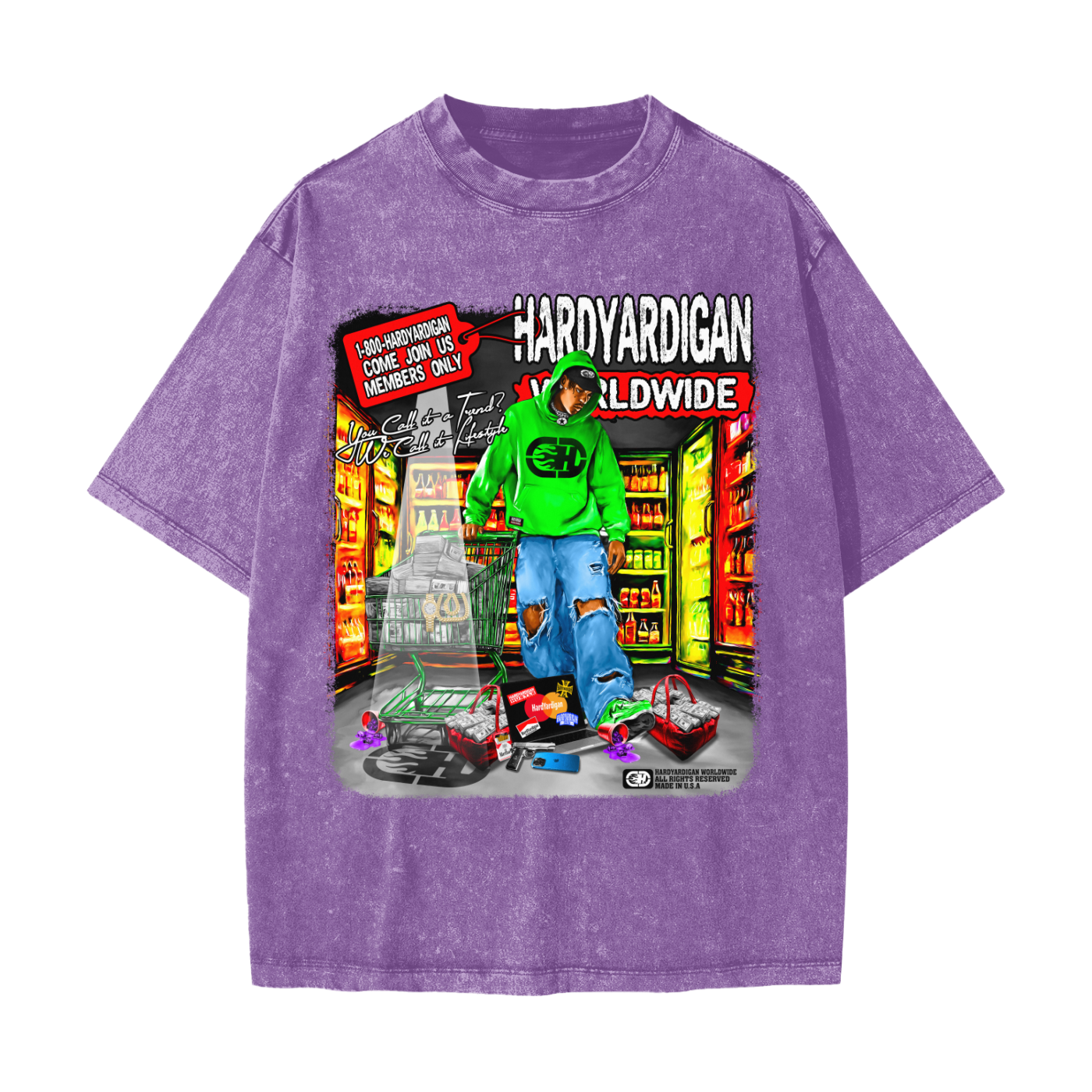 Heavyweight Snow Washed T-Shirt